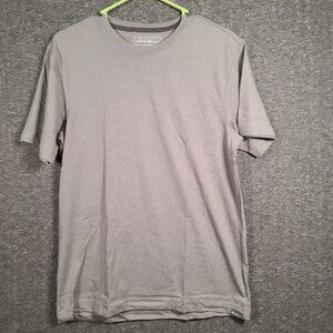 Eddie Bauer Legendwash Men's Short Sleeve Gray Shirt Size Small